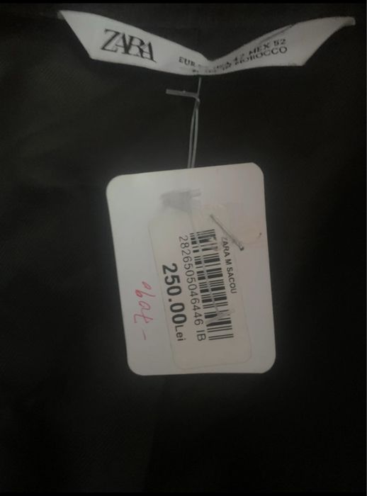 Sacou barbatesc de gala zara