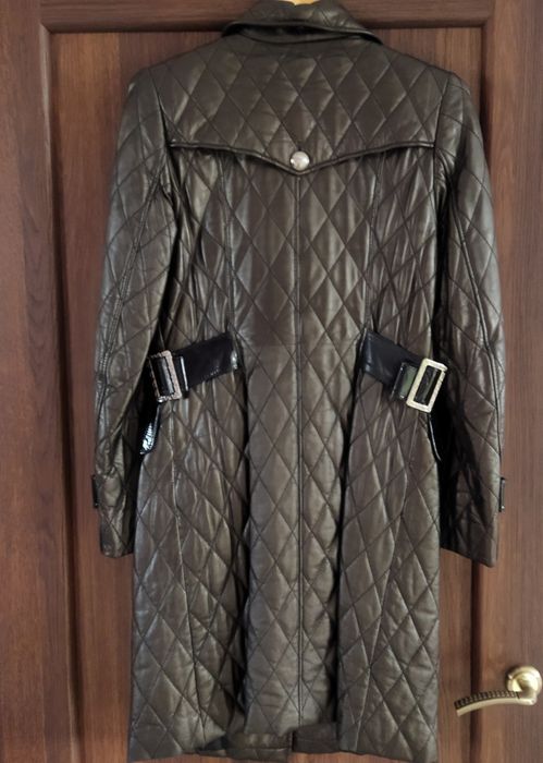 Продам женское кожаное пальто