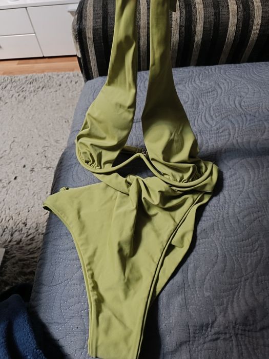 Бански костюм зелен Zaful S