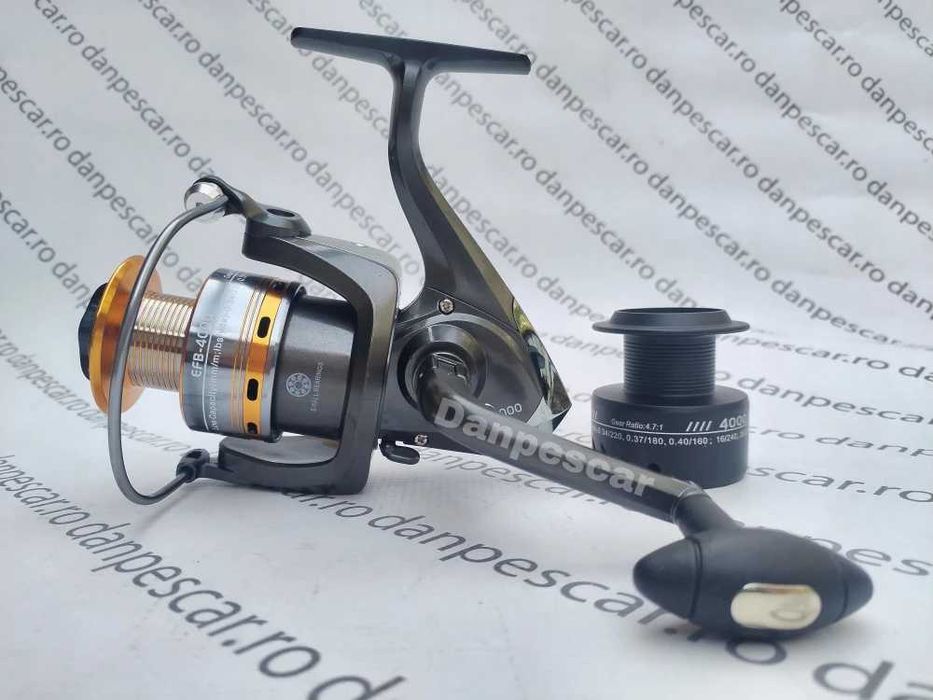 SET FEEDER Lanseta DEXTER 3,30m 120gr + Mulineta EFB4000 6 rulmenti si 150m fir