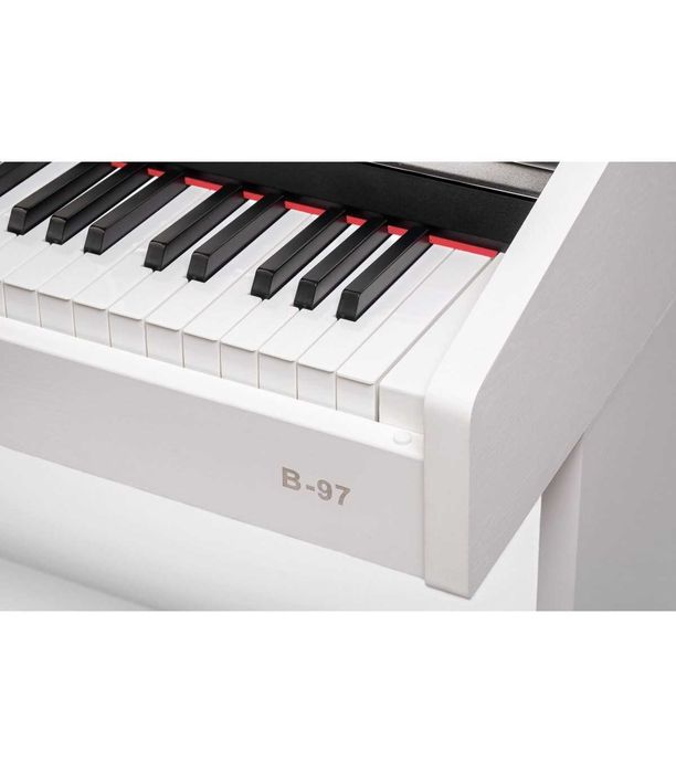 Pian Digital Flame B97 WH Alb + Scaun Classic Cantabile