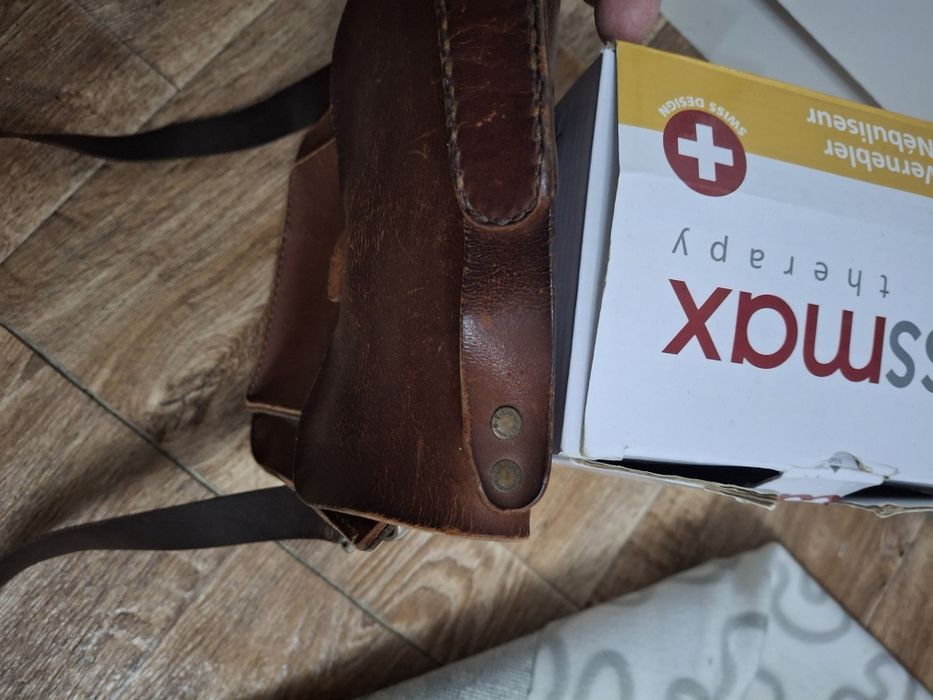 Сумка  военный  кожаный