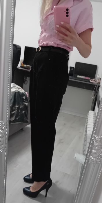 Зара Zara Черен официален панталон