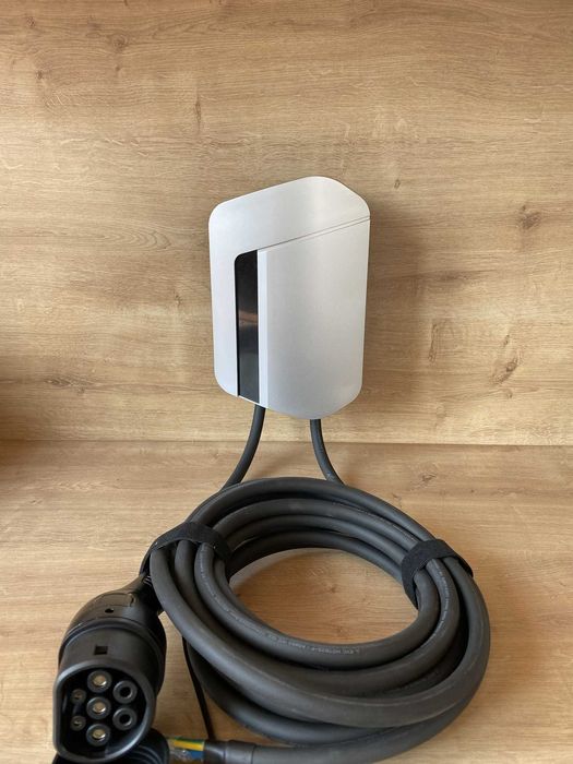 11 кВт Статична Зарядна Станция Wallbox Зарядно Електромобил 7м Тип 2