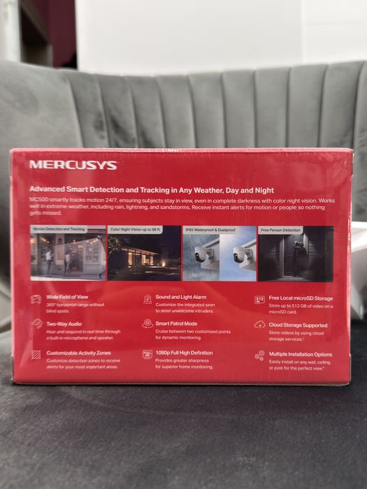 MERCUSYS MC500 Outdoor Pan/Tilt Wi-Fi Camera – Full HD 1080p