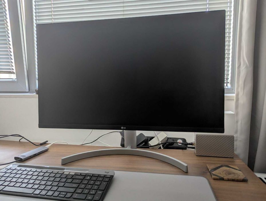 Монитор LG - 32UN650-W, 31.5", UHD, LED IPS, Anti-Glare, черен