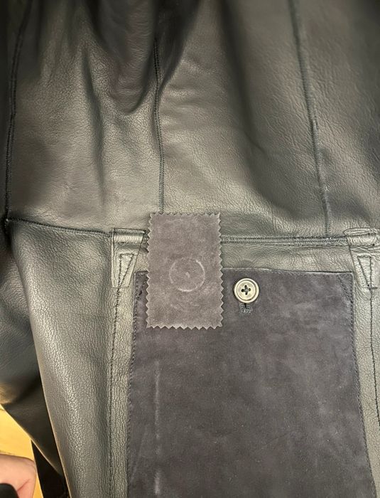 Sacou Massimo Dutti Piele Naturala Intoarsa Suede XL 42