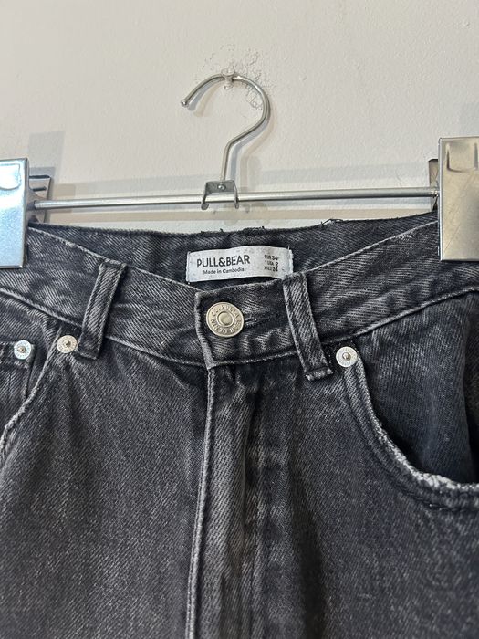 Blugi mom fit negrii