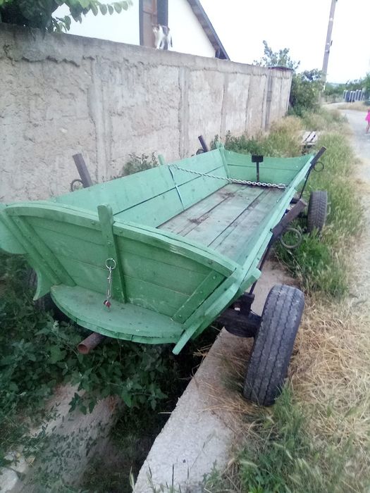 Căruță cu frână de 1 sau 2