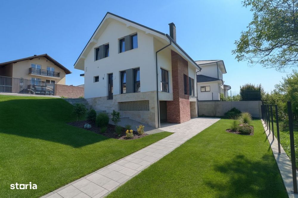 Casa 140 m² utili, teren 500 m², Chinteni – semifini, cu subsol si
