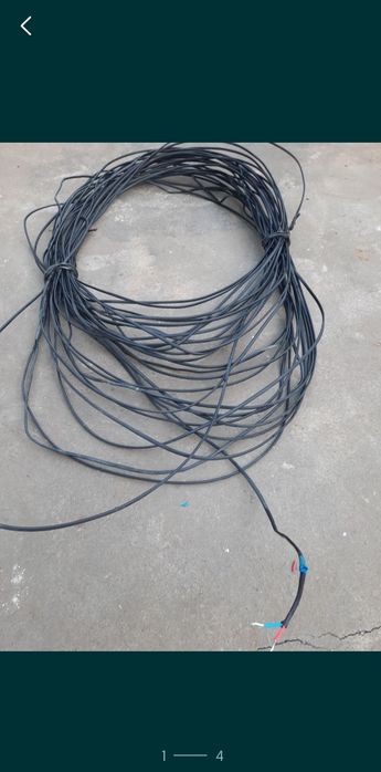 Продаётся алюминиевый кабель 4мм2. 100 метров