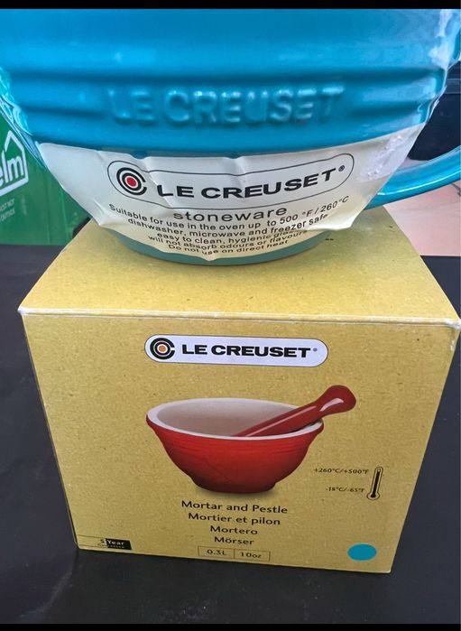 Le creuset set -ceainic mojar storcator citrice !
