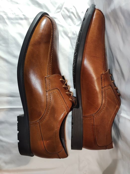 Удобни мъжки обувки от естествена кожа Rockport By Adidas №46 1/2