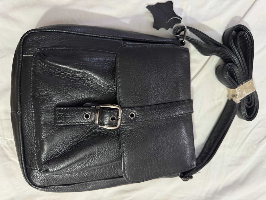 gentuta dama de piele naturala de calatorie