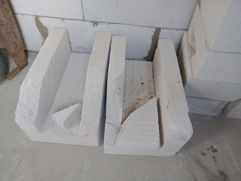 Газоблоки половинки