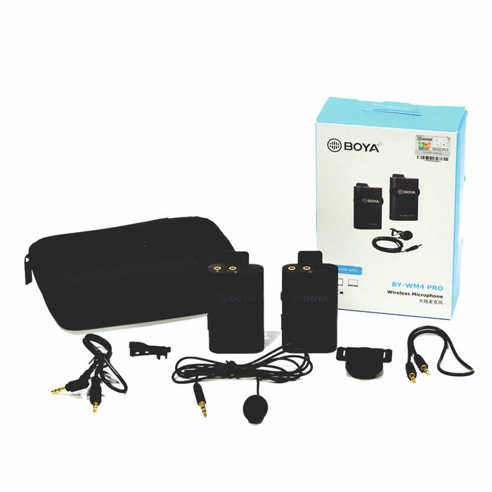 Boya BY-WM4 PRO-K1  Wireless 2.4Ghz cu Microfon Lavaliera si Linie in