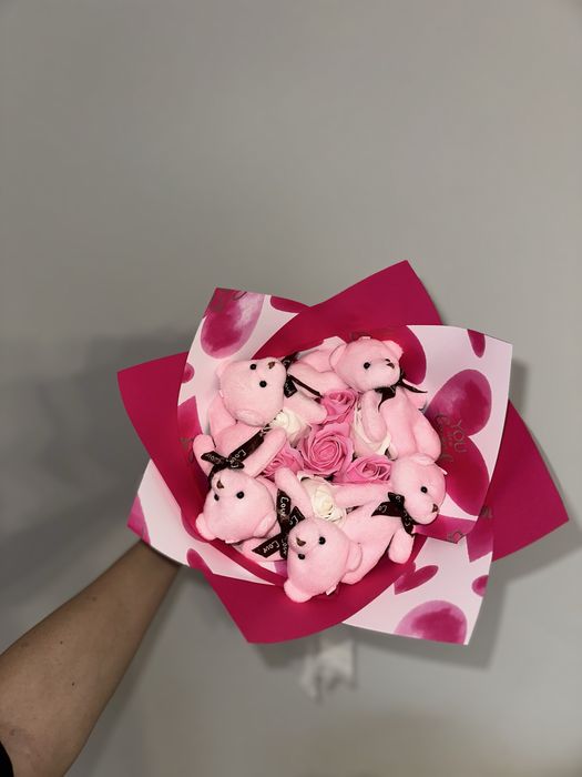 Buchete personalizate cu trandafiri de sapun