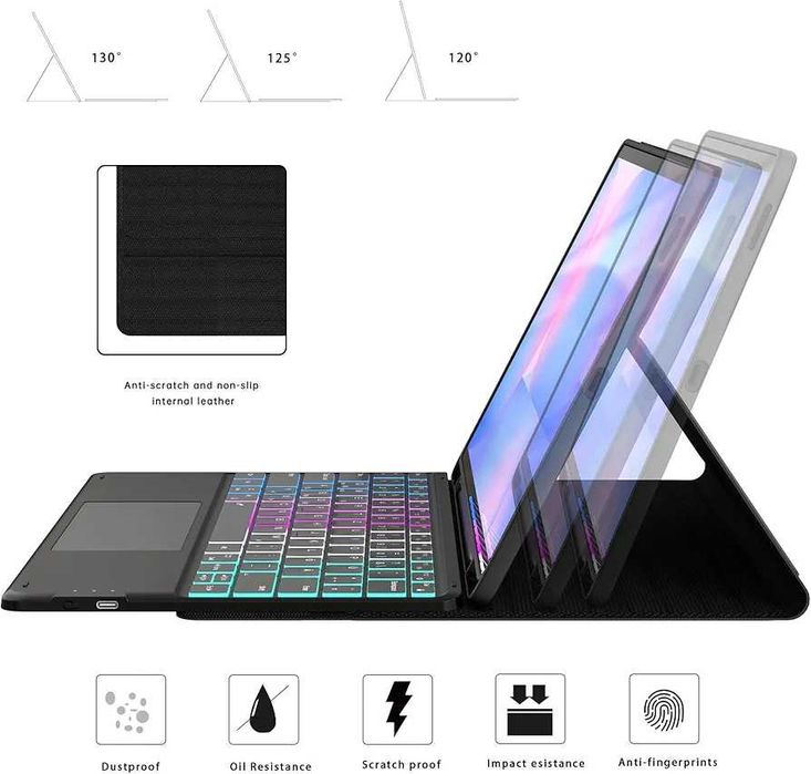 Husă pentru Samsung Tab S10 FE+ Plus 13,1 inci cu tastatură