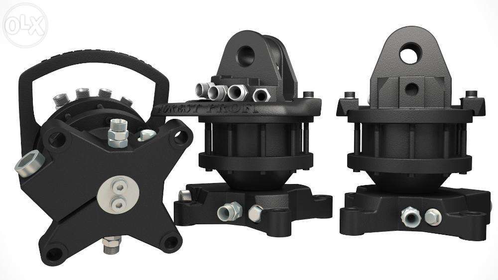 Rotator hidraulic 3 tone cu flansa pentru graifer