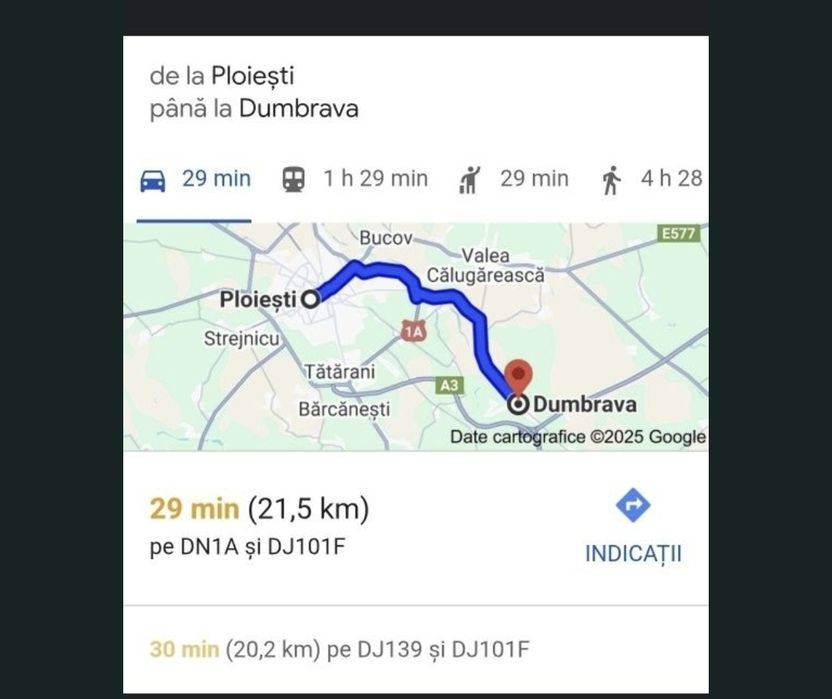 Teren intravilan 983 mp  Dumbrava  Prahova