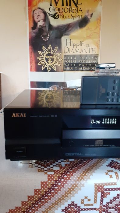 Akai CD 25 cu telecomanda sistem audio