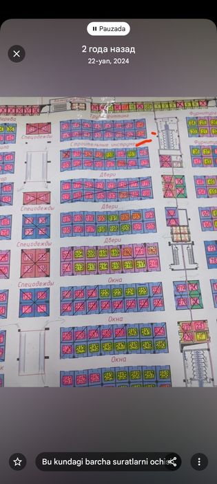 Ibn sino savdo markazi ( Stroy mart) dokon sotiladi