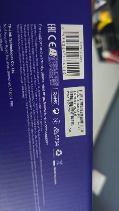 Router tp link archer c6 dual band ver 2.0