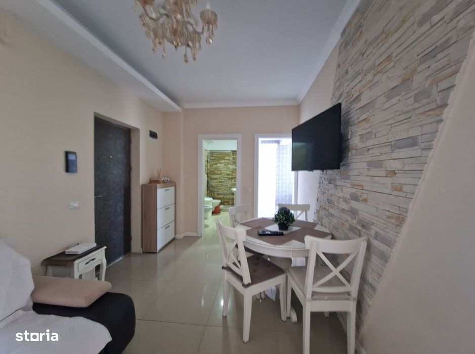 Mamaia Nord-3 camere mobilat-utilat la 350m de plaja, parcare