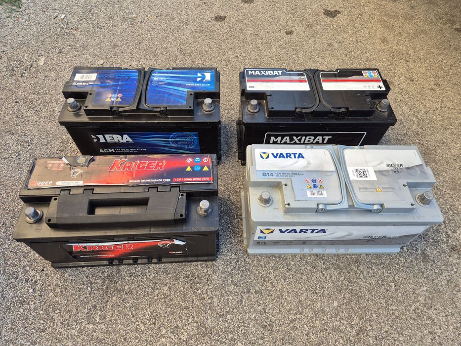 Акумулатор AGM 12V 100Ah 95 Ah Varta Era Maxibat Kriger