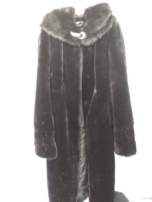 Зимняя шуба мутон.