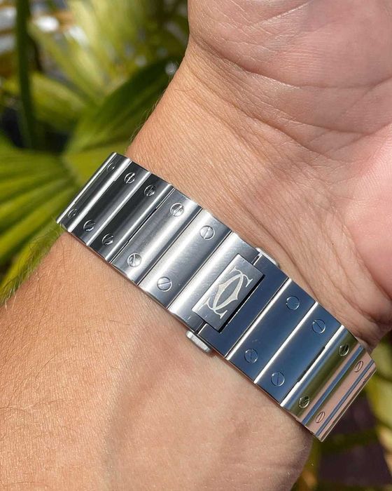 cartier santos 100xl метал