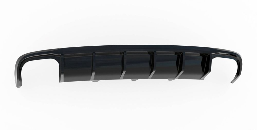 Дифузьор за задна броня Maxton design за Audi A4 B8 (2011-2015)