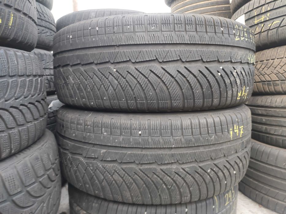 2бр Зимни гуми 225 55 18 - Michelin
