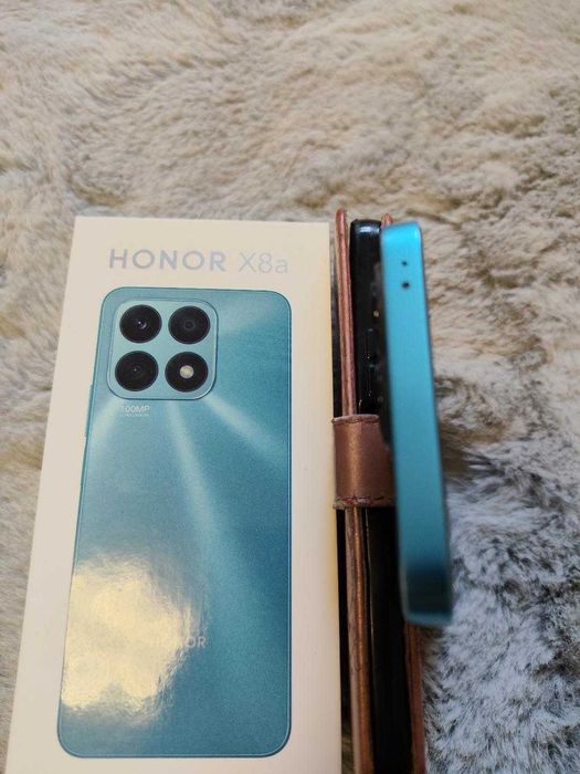 Telefon Honor X8a, Dual SIM, 128/6GB RAM, 4G, Cyan Lake - impecabil