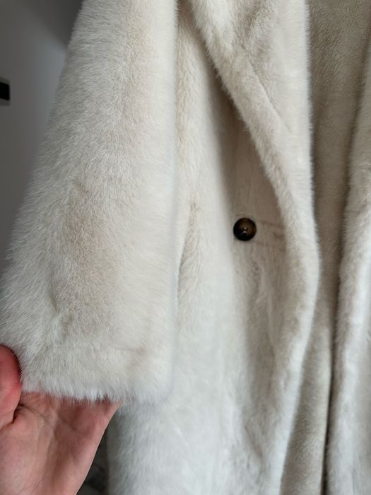 Молочная эко шуба
