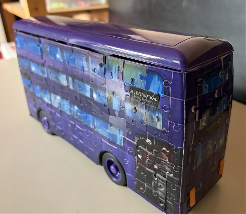 Harry Potter Autobuzul Knight Bus puzzle 3D
