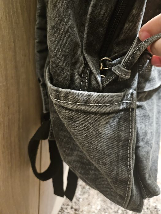 Rucsac Denim gri prespalat