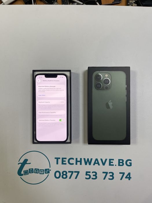 Apple iPhone 13 Pro 128GB Alpine Green 100%