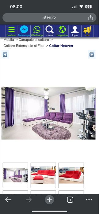 Vand Sezlong, Fotoliu si Cub Heaven Staer  (canapea modulara)