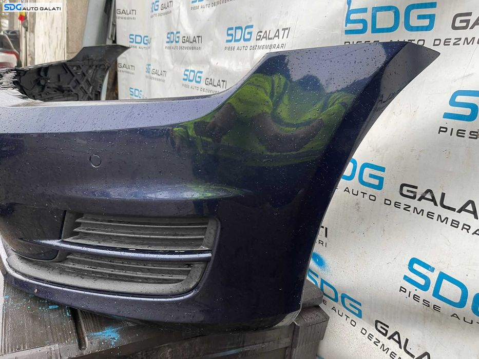 Bara Spoiler Fata cu Locas Senzori Parcare Culoare Albastru LH5X Volkswagen Golf 7 Break Combi 2013 - 2017 Cod 5G0807221