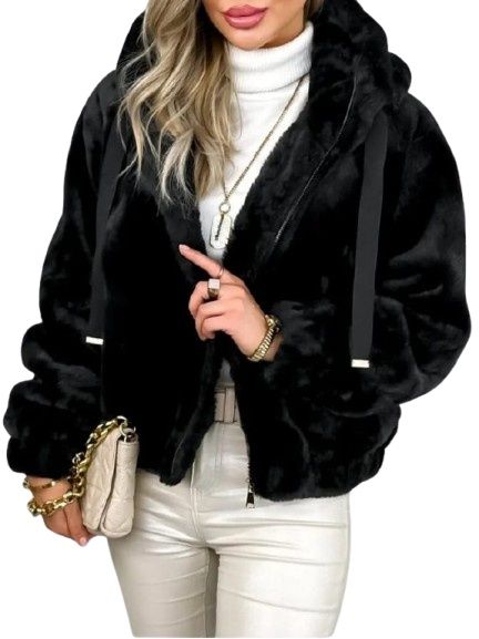 Geaca de blana , dama
