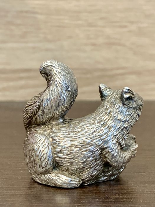 Veverita din Argint Lucchesi FARO Italia figurina veche de colectie