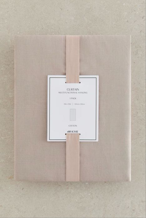 Perdea HM Home roz pudrat NOUA