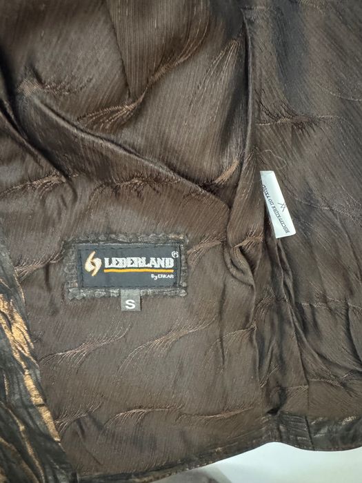 Кожено палто дълго