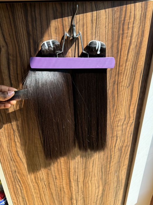 100% Естествена Коса, Топ Качество, 1 донор, Супер Плътна с Дебел Край