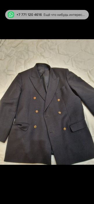 Пиджак двубортный совершенно новый.