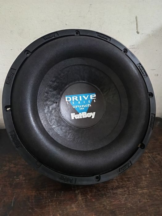 Difuzor subwoofer bass 15 inch infinity crunch fatboy 10 inch bass audio auto masina