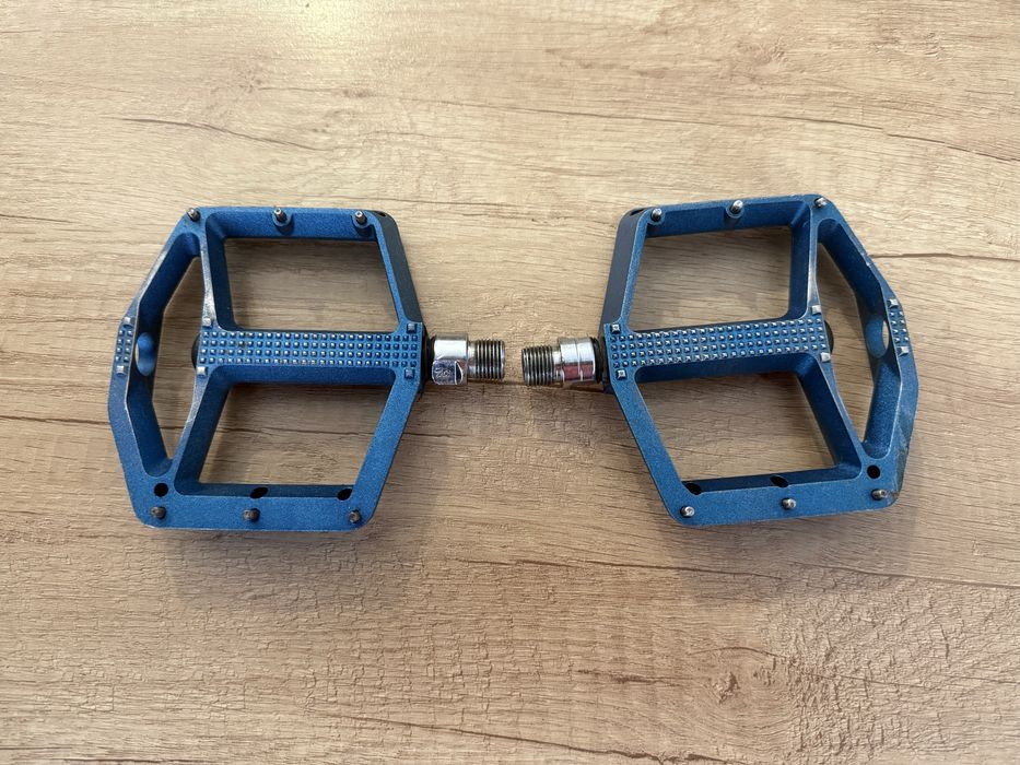 Pedale platformă CUBE ACID FLAT A2-ZP albastre