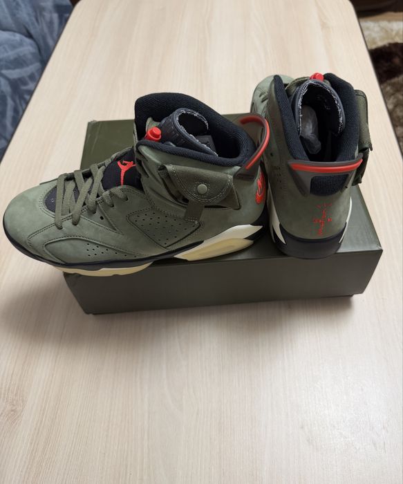 Jordan 6 Olive x Travis Scott