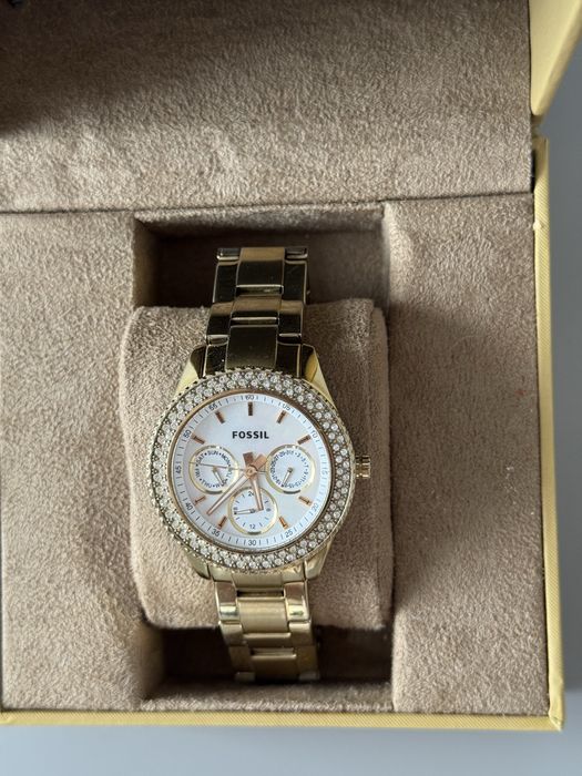 Ceas fossil dama cadran full zirconiu